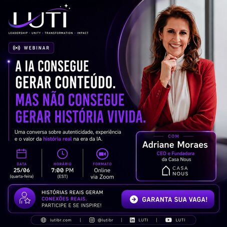 A IA consegue gerar conteúdo. Mas não consegue gerar história vivida