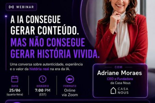 A IA consegue gerar conteúdo. Mas não consegue gerar história vivida